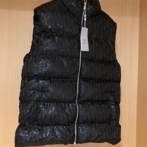 black dior gilet